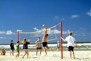 Strand-Volleyball